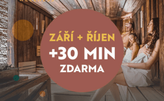 Celé září a říjen +30 minut ve wellness navíc