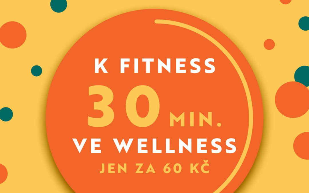 Ke vstupu do fitness 30 minut wellness jen za 60 Kč