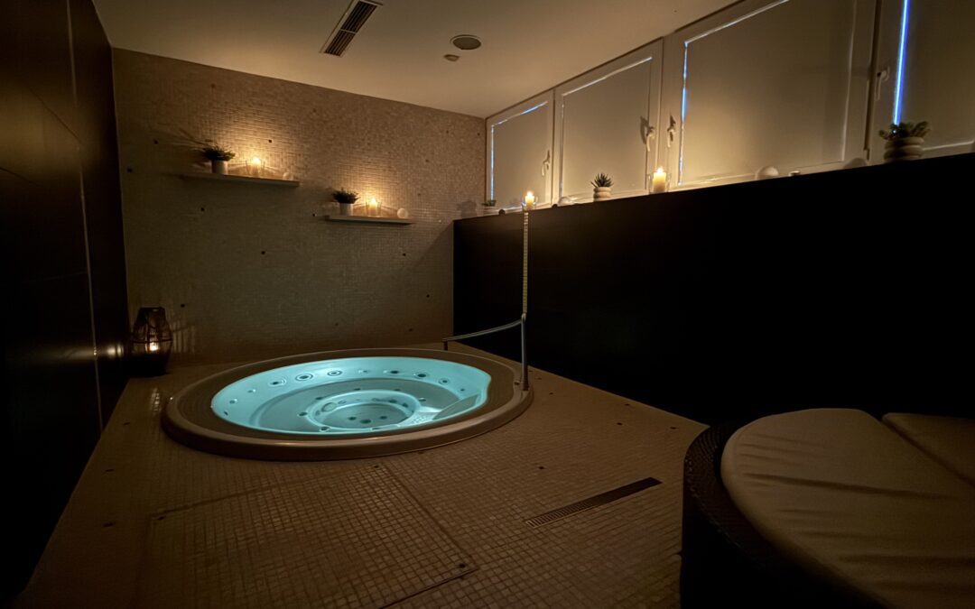 Společný relax v privátní vířivce