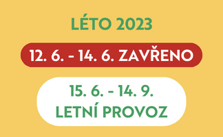 Letní provoz ve wellness od 15.6.