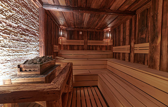 Finská sauna ve wellness Orion Brno