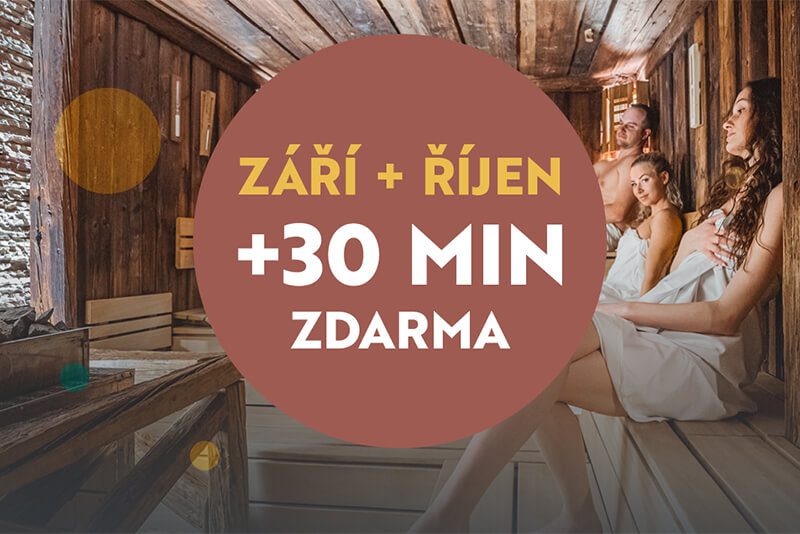 Celé září a říjen +30 minut ve wellness navíc